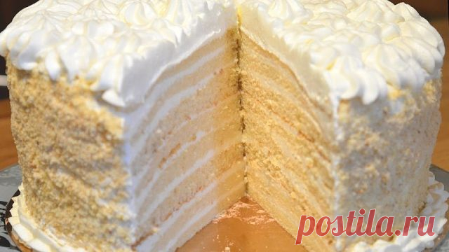 Торт «Milchmädchen» («Молочная девочка»)

Для тех, кто не пробовал еще этот тортик - ну какой же он вкусный! Просто не передать словами! К тому же очень прост и быстр в приготовлении!
