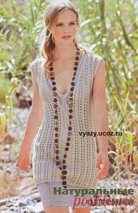 Ажурная туника с центральным узором