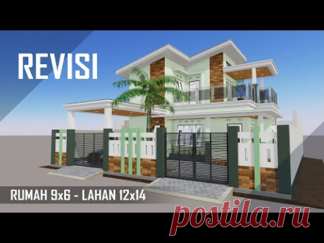 Revisi desain rumah 9x6 meter
