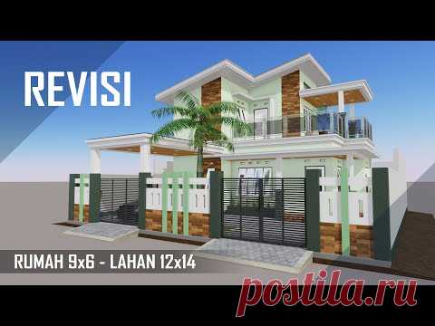 Revisi desain rumah 9x6 meter