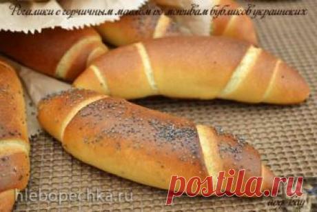 Рогалики с горчичным маслом по мотивам бубликов украинских (постные) - (2) - Хлебопечка.ру