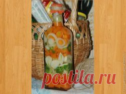 Декоративная бутылочка для кухни