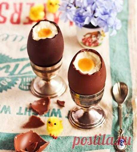 Пасхальные шоколадные яйца