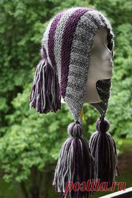 Шапки-капюшоны.: ru_knitting