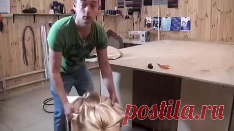 Пуфик из покрышки