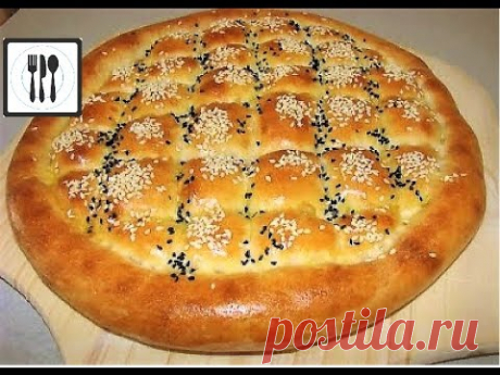 Турецкий хлеб - РАМАЗАН ПИДЕ - Как испечь лаваш рецепт / Ramazan pide nasil yapilir