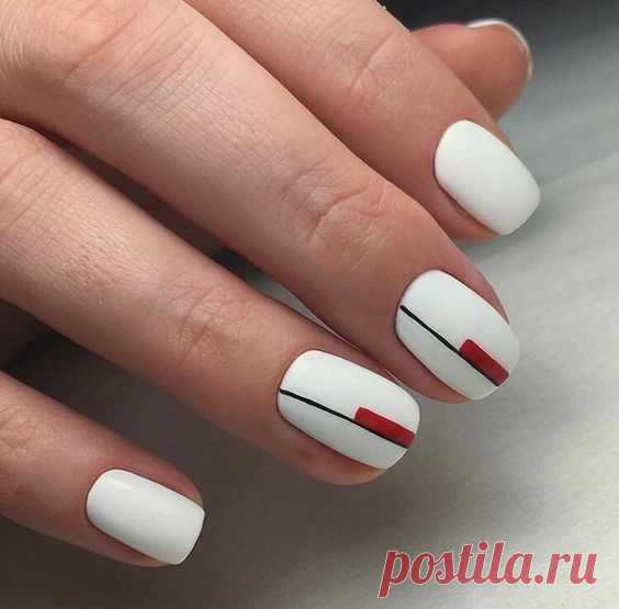 Нарядный минималистичный маникюр (подборка) / Макияж/Маникюр / ВТОРАЯ УЛИЦА