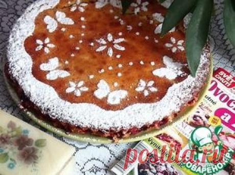 Пирог с черной смородиной - кулинарный рецепт
