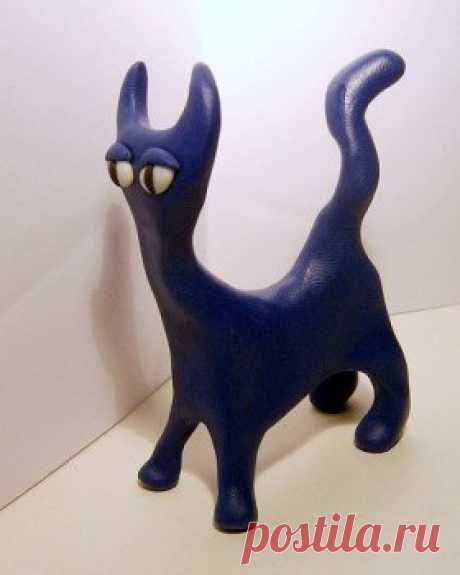 Кошка из полимерной глины