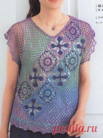 Интересные модели крючком от японских дизайнеров со схемами для веселого и нарядного лета! | Вязалки Веселого Хомяка | Дзен