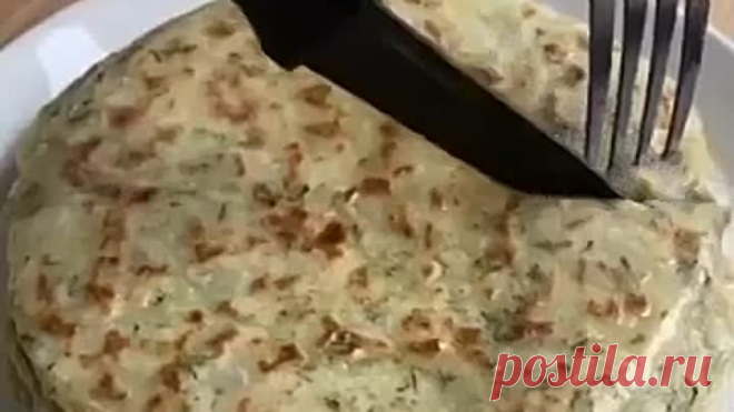 Лепёшки из картошки