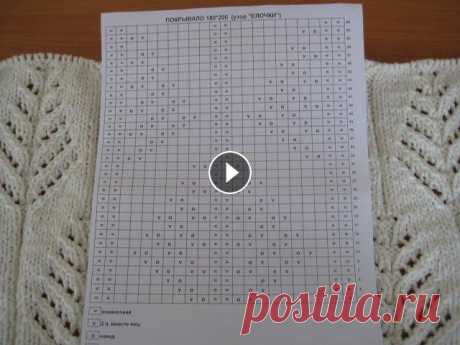 Вязание спицами, покрывало 180*200, узор &quot;елочки&quot; Вязание спицами, покрывало размером 180*200, все видео здесь...