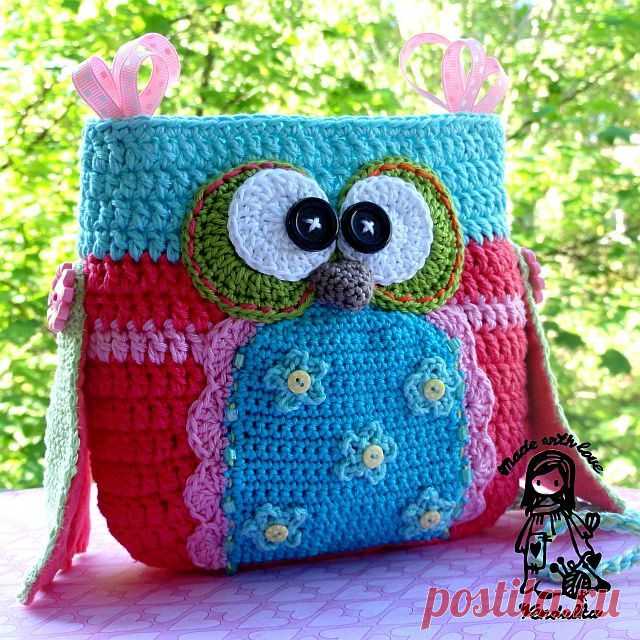 Owl purse crochet pattern purse DIY от VendulkaM на Etsy
