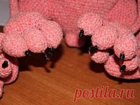 Делаем острые и безопасные коготки для вязаной игрушки - Ярмарка Мастеров - ручная работа, handmade