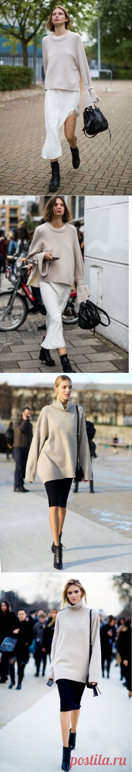 Look! Оверсайз свитера! — Модно / Nemodno