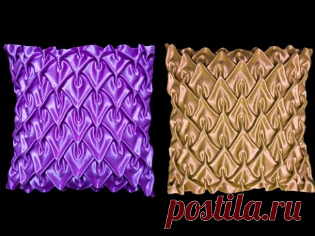 Smocking cushion cover canadian making pillow design pattern in hindi at home diy kusan takia