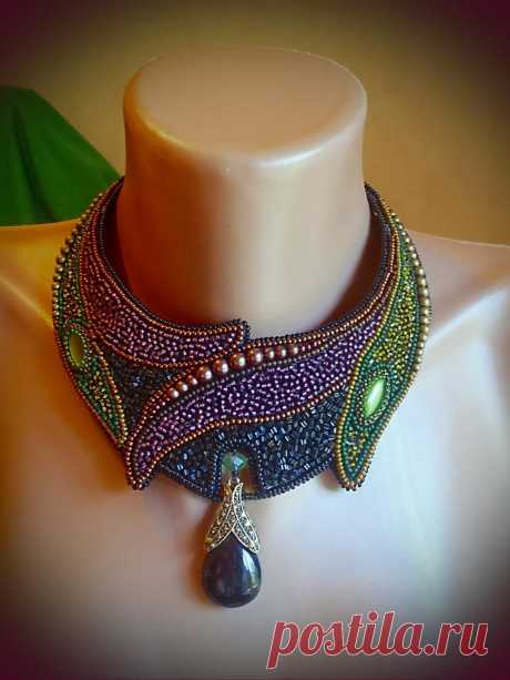 Колье | biser.info - всё о бисере и бисерном творчестве