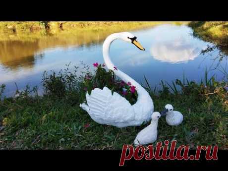 Cisne de Cimento Para Plantar