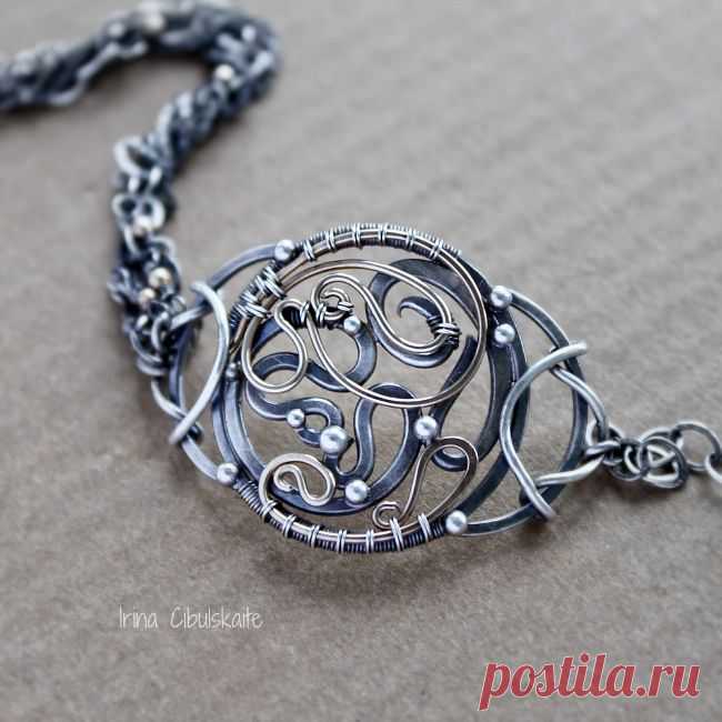 Bracelet in Sterling silver and Goldfill by taniri on DeviantArt