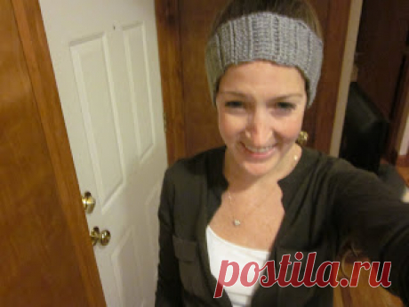 The Crafty Novice: Simple Crochet Ear Warmer