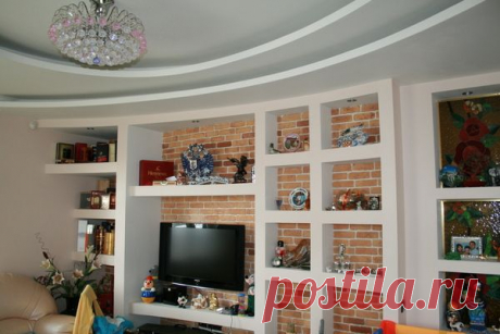 Шкаф из гипсокартона – неожиданное, но выгодное решение