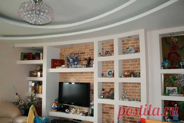 Шкаф из гипсокартона – неожиданное, но выгодное решение