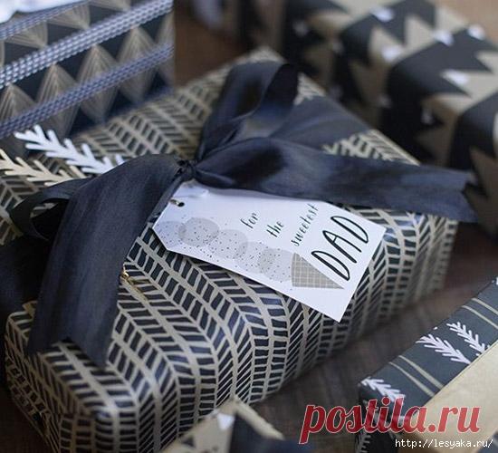 7 способов красиво упаковать подарок мужчине своими руками!