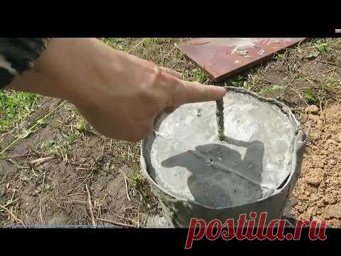 Дом за 100 тысяч рублей. Часть 2 - Фундамент.  ( Буронабивной фундамент)