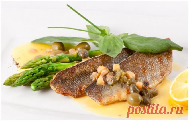 Морской окунь Сибас рецепт :: Кафе Пирамида Москва :: Seabass :: Pyramid Cafe Moscow