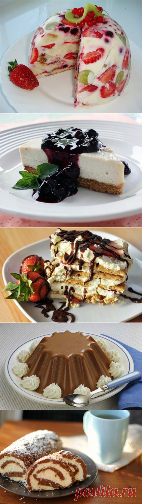 7 вкуснейших тортов без выпечки