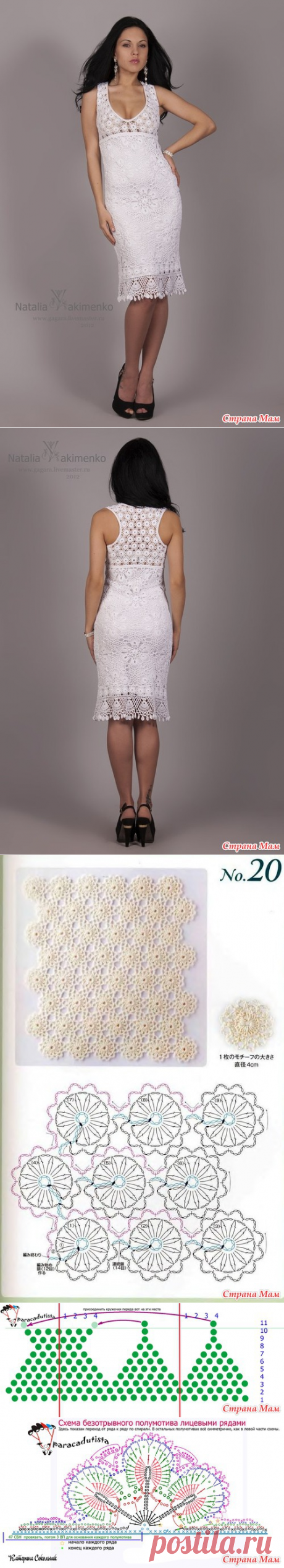 Кружевное платье от Натальи Якименко.