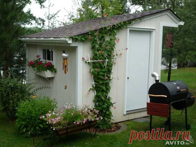 дизайна хозблоков (сараев) на даче.