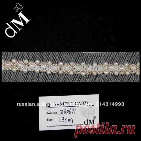конструкция новых бисером кружева отделки для платьев STR0671-картинка-Украшение-ID продукта:1100000566756-russian.alibaba.com