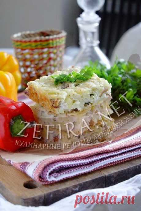 Пирог с сырой картошкой — Кулинарные рецепты любящей жены