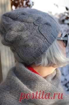 ...Mods: cast on 78 stitches and knit the ribbing as such - (p2, k3, p1, k3, p1, k3) repeat 6 times; knit for about 1”; make increases in the following fashion - (p1, yo, p1,...