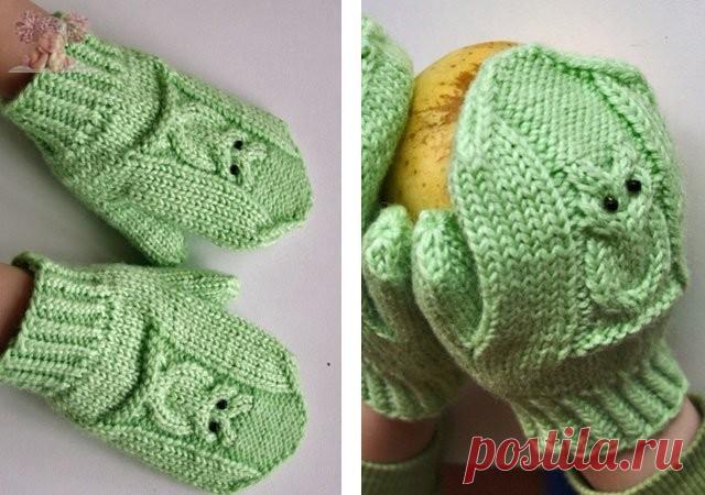 Варежки "Совушка"