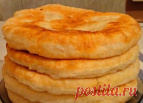 Пышные лепешки на кефире