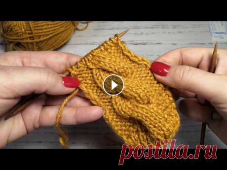 #вязание #коса КОСА СПИЦАМИ БЕЗ ВСПОМОГАТЕЛЬНОЙ СПИЦЫ. ПРОСТОЙ СПОСОБ. ВЯЗАНИЕ ДЛЯ НАЧИНАЮЩИХ Простой способ перебросить жгуты косы без вспомогательной спицы....