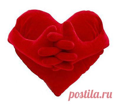 Подушка "Сердце" своими руками