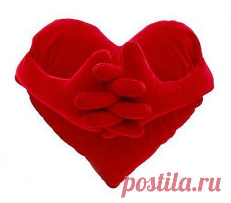 Подушка &quot;Сердце&quot; своими руками