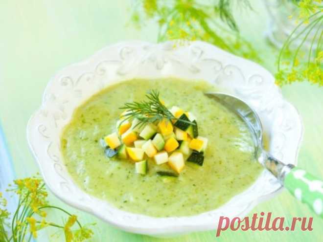 Суп-пюре из кабачков и картофеля