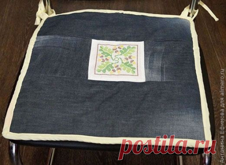 Подушка на стул своими руками