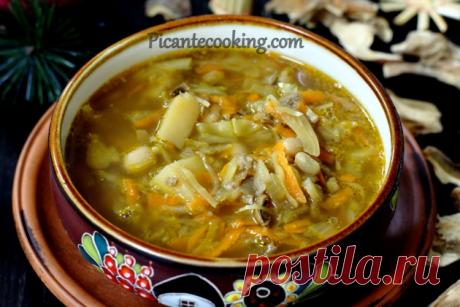 Пісний капусняк з квасолею | Picantecooking