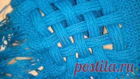 Как просто и быстро связать модный снуд с переплетением: мастер-класс . Милая Я