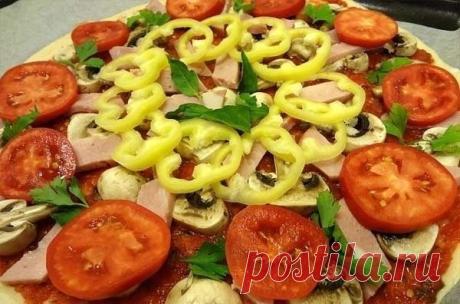 РЕЦЕПТ ТОНКОЙ ИТАЛЬЯНСКОЙ ПИЦЦЫ