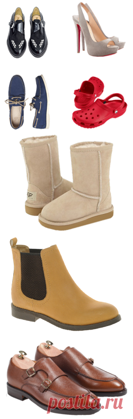 Виды обуви в фотографиях. Классификация
