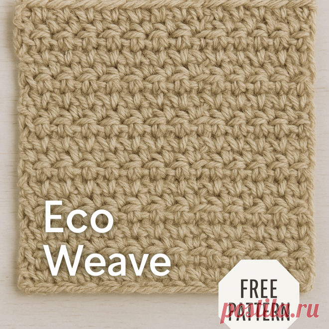 Eco Weave Crochet Texture Pattern