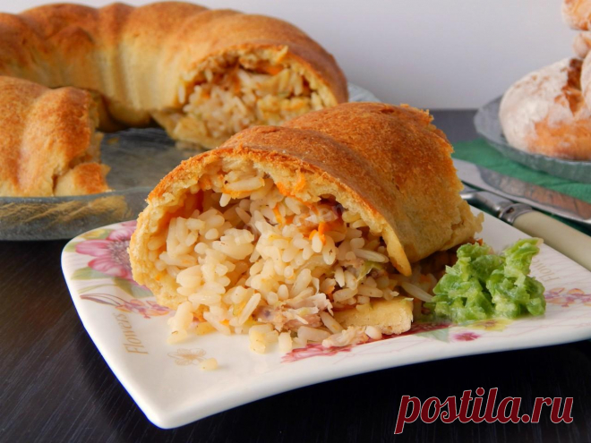 Плов в тесте рецепт с фото пошагово - 1000.menu
