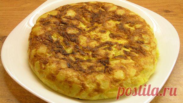 (+1) тема - Испанская тортилья - Видео рецепт | Любимые рецепты