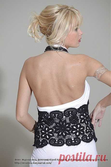 Жилет в технике ирландского кружева. 10 авторских МК.